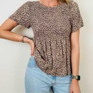 URBAN Romantics Animal Print Top